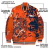 customized denver broncos fishing art orange jacket new arrival
