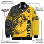 customized denver nuggets fishing rod yellow jacket best selling