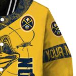 customized denver nuggets fishing rod yellow jacket best selling