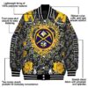 customized denver nuggets heart explosion blue jacket new arrival