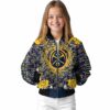 customized denver nuggets heart explosion blue jacket top rated