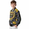 customized denver nuggets heart explosion blue jacket trendy