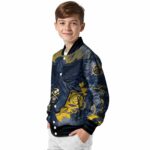 customized denver nuggets praying hands blue jacket best selling