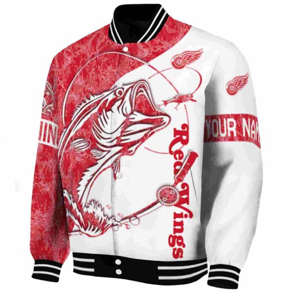 customized detroit red wings fishing rod white jacket best selling