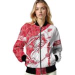 customized detroit red wings fishing rod white jacket best selling