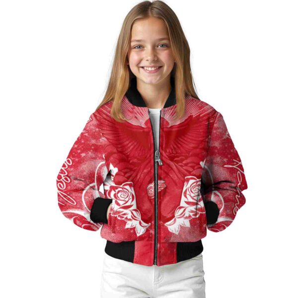 customized detroit red wings praying hands red jacket top rated