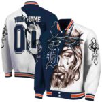 customized detroit tigers jesus tears navy white jacket best selling