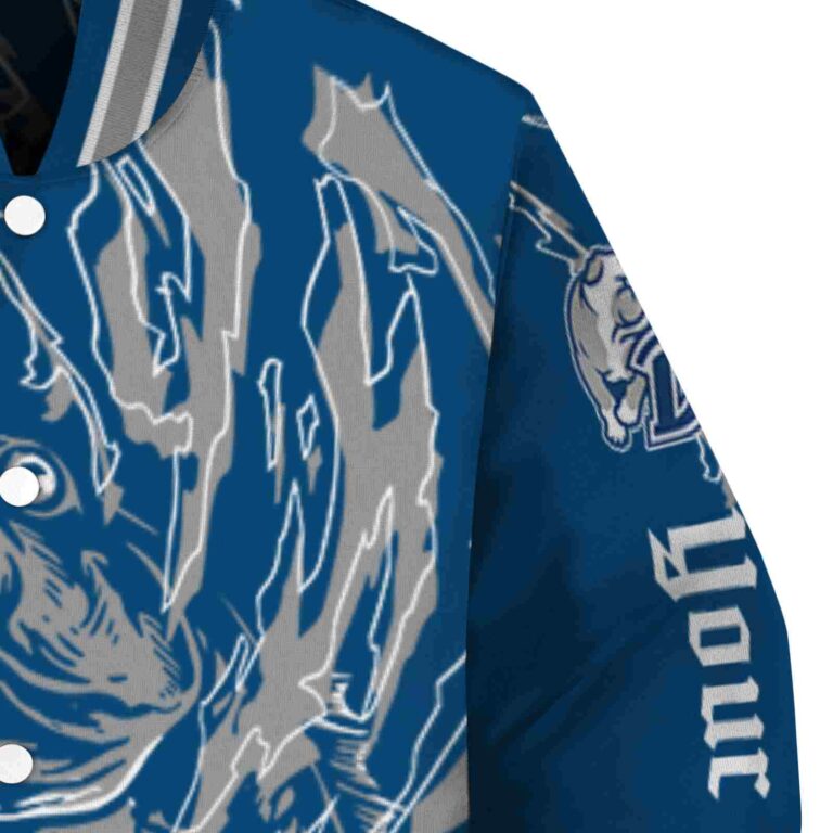 customized drake bulldogs fishing passion blue white jacket premium grade