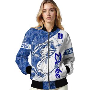 customized duke blue devils fishing rod white jacket latest model