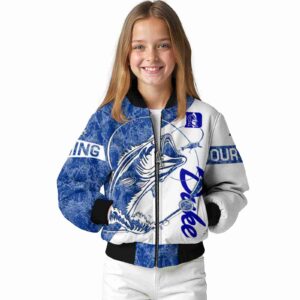 customized duke blue devils fishing rod white jacket top rated