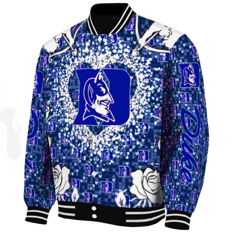 customized duke blue devils heart explosion blue jacket best selling