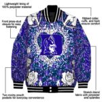 customized duke blue devils heart explosion blue jacket best selling