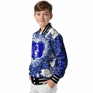 customized duke blue devils heart explosion blue jacket trendy