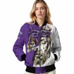 customized east carolina pirates jesus tears purple white jacket best selling