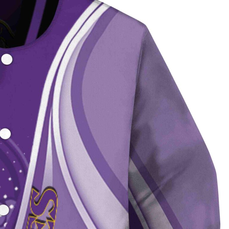 customized east carolina pirates wave patterns purple jacket premium grade