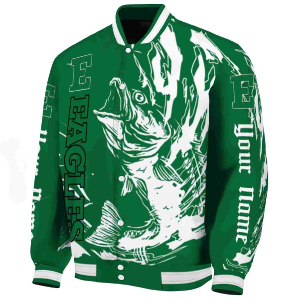 customized eastern michigan eagles fishing passion green white jacket best selling