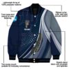 customized fiu panthers wave patterns blue jacket new arrival