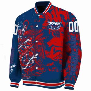 customized florida atlantic owls fishing art blue jacket best selling