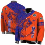 customized florida gators fishing rod orange jacket best selling