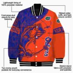 customized florida gators fishing rod orange jacket best selling