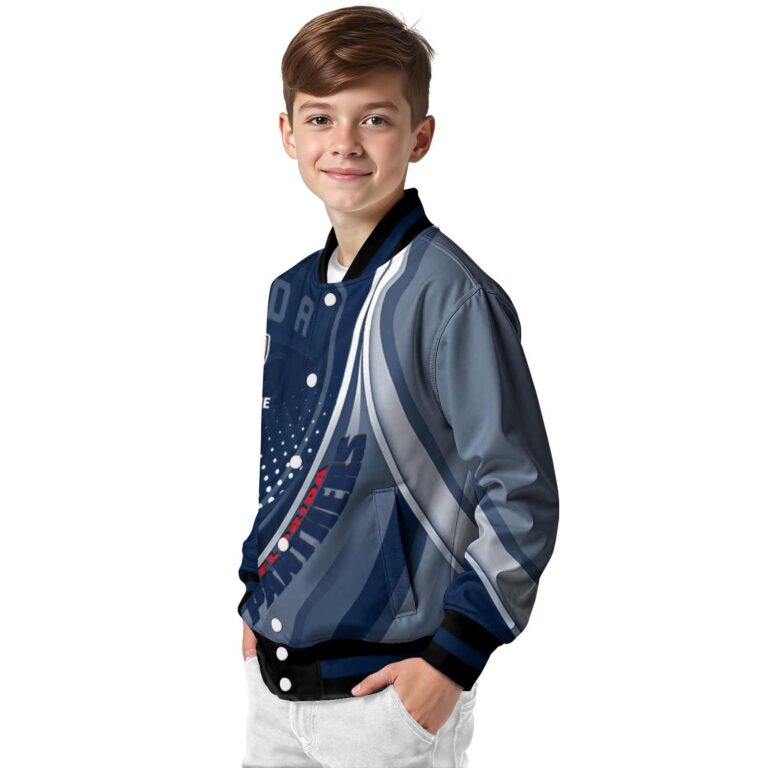 customized florida panthers wave patterns red jacket trendy