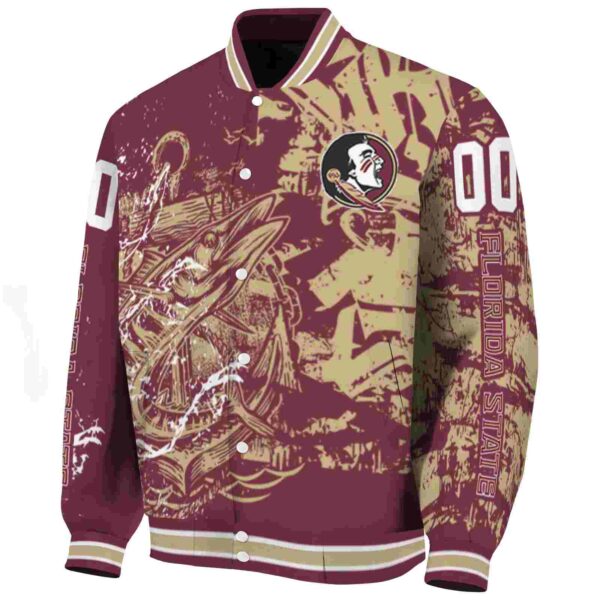 customized florida state seminoles fishing art garnet jacket best selling