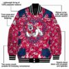 customized fresno state bulldogs heart explosion red jacket new arrival