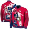 customized fresno state bulldogs mickey football red white jacket fashion forward