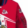 customized fresno state bulldogs mickey football red white jacket premium grade