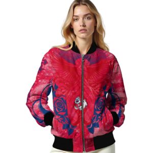 customized fresno state bulldogs praying hands red jacket latest model
