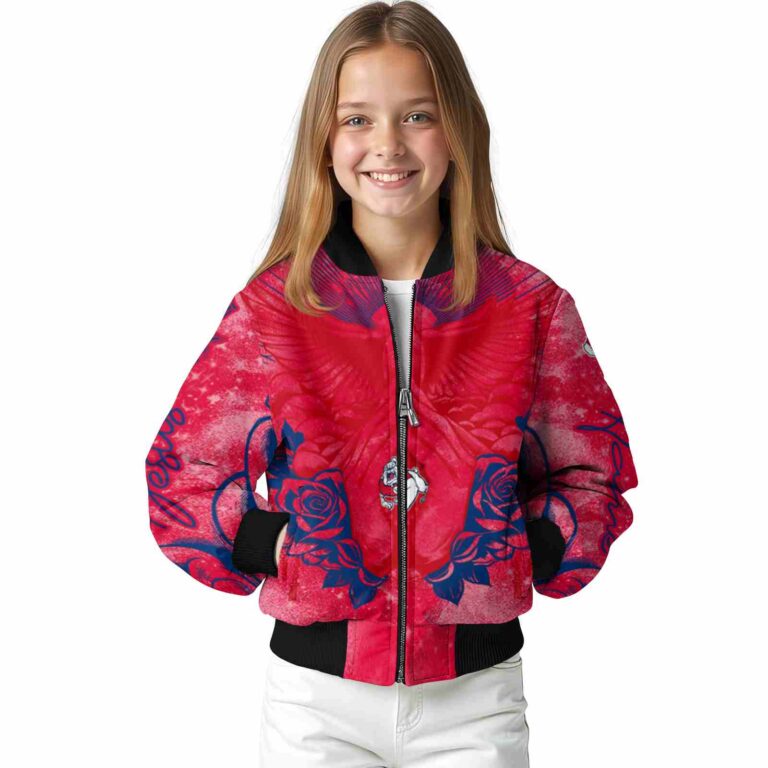 customized fresno state bulldogs praying hands red jacket top rated