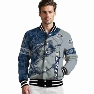 customized georgia southern eagles fishing rod grey jacket high quality