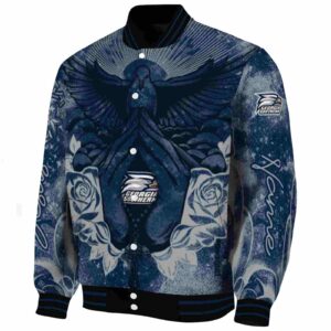 customized georgia southern eagles praying hands blue jacket best selling