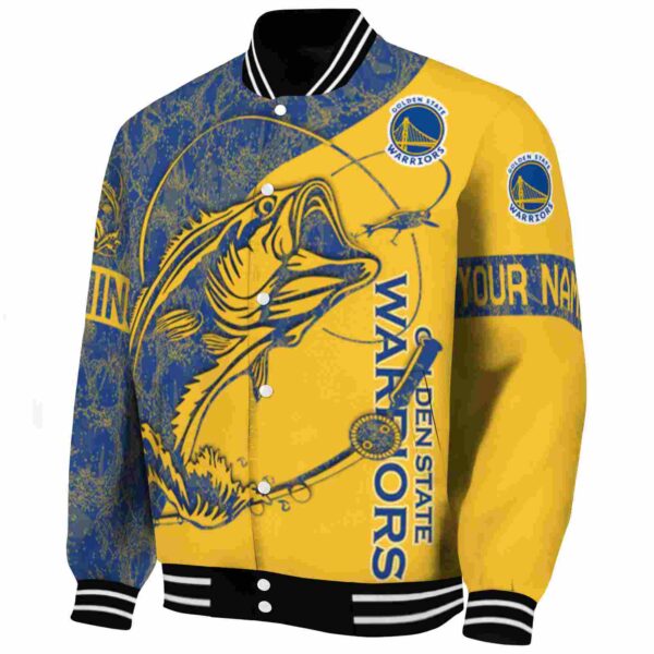 customized golden state warriors fishing rod yellow jacket best selling
