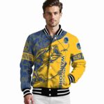customized golden state warriors fishing rod yellow jacket best selling