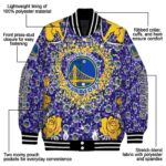 customized golden state warriors heart explosion blue jacket best selling