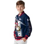 customized gonzaga bulldogs mickey football blue white jacket best selling