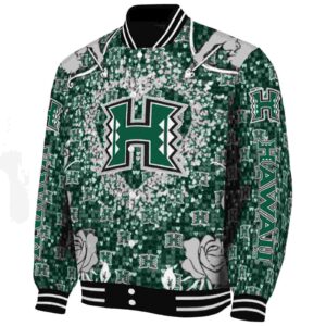 customized hawaii rainbow warriors heart explosion green jacket best selling
