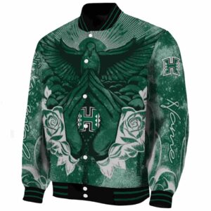 customized hawaii rainbow warriors praying hands green jacket best selling