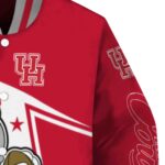 customized houston cougars mickey football red white jacket best selling
