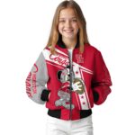 customized houston cougars mickey football red white jacket best selling