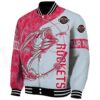 customized houston rockets fishing rod grey jacket best selling