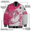 customized houston rockets fishing rod grey jacket new arrival
