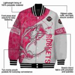 customized houston rockets fishing rod grey jacket best selling