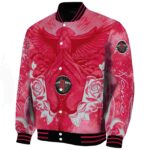 customized houston rockets praying hands red jacket best selling