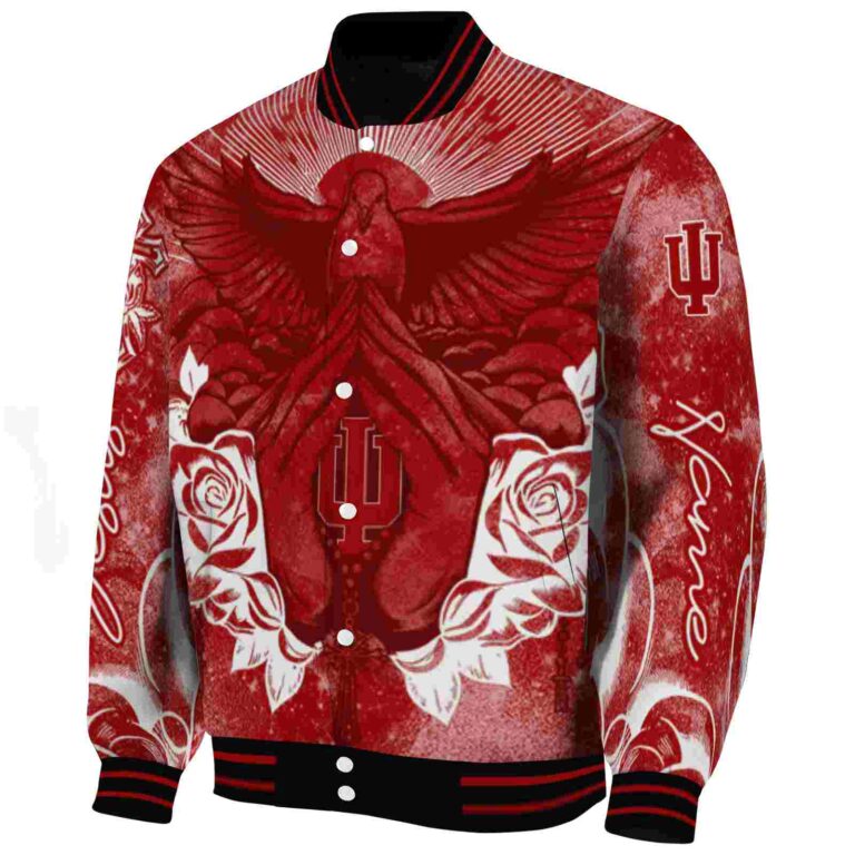 customized indiana hoosiers praying hands red jacket best selling