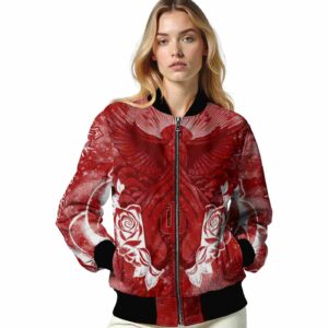 customized indiana hoosiers praying hands red jacket latest model