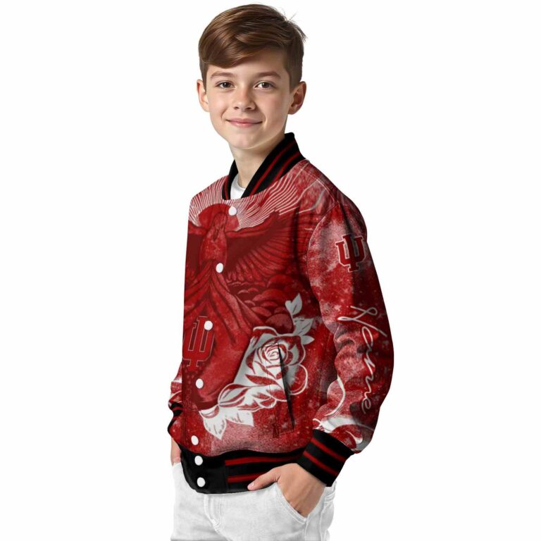 customized indiana hoosiers praying hands red jacket trendy