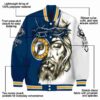 customized indiana pacers jesus tears blue white jacket new arrival