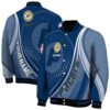 customized indiana pacers wave patterns blue jacket fashion forward